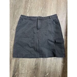 Duluth Trading Co. Cargo Skort - Size 10 -Grey